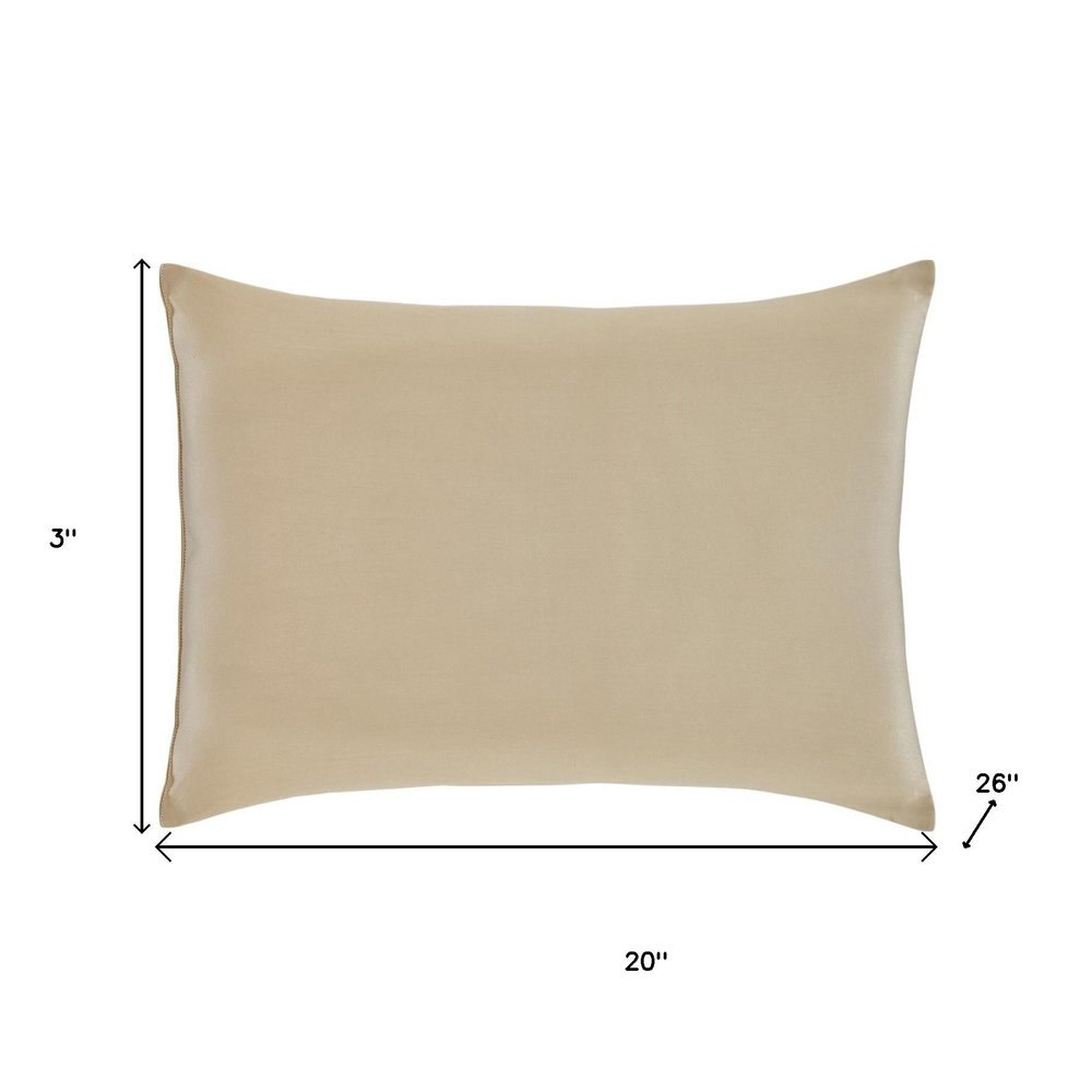 Cotton Wool Medium Hypoallergenic Standard Size Bed Pillow HomeRoots
