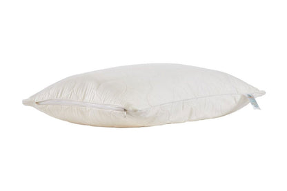 Cotton Latex Foam And Wool Hypoallergenic Standard Size Bed Pillow HomeRoots