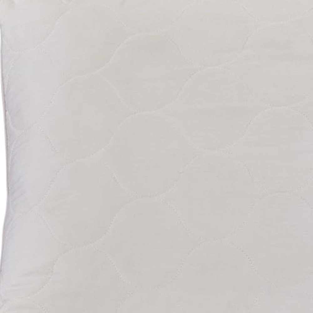 Cotton Latex Foam And Wool Hypoallergenic Standard Size Bed Pillow HomeRoots