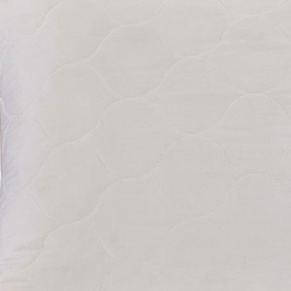 Cotton Latex Foam And Wool Hypoallergenic Queen Size Bed Pillow HomeRoots