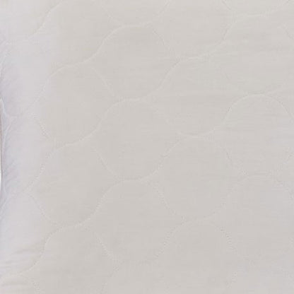 Cotton Latex Foam And Wool Hypoallergenic Queen Size Bed Pillow HomeRoots