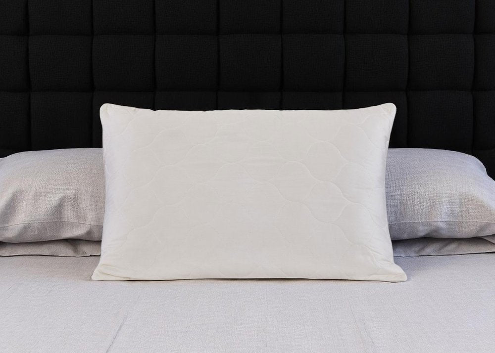 Cotton Latex Foam And Wool Hypoallergenic King Size Bed Pillow — view 6