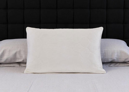 Cotton Latex Foam And Wool Hypoallergenic King Size Bed Pillow HomeRoots