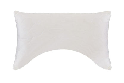 Cotton Latex Foam And Wool Hypoallergenic Ergonomic Standard Size Bed Pillow HomeRoots