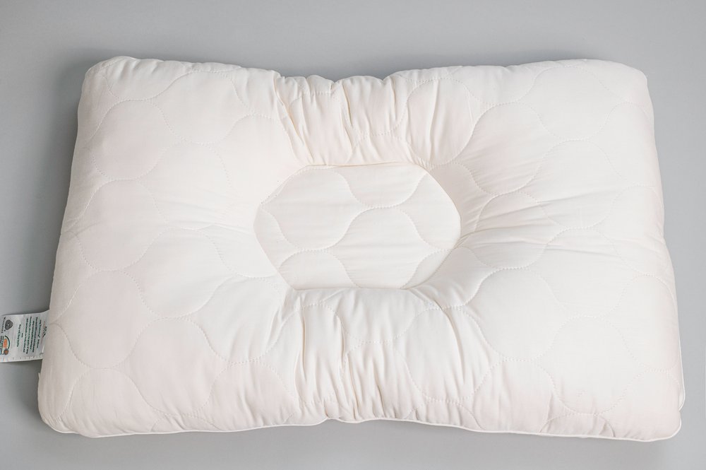 Cotton Latex Foam And Wool Firm Hypoallergenic Queen Size Bed Pillow HomeRoots