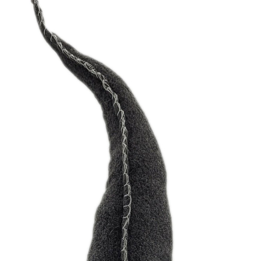 29" Gray And White Fabric Standing Gnome HomeRoots