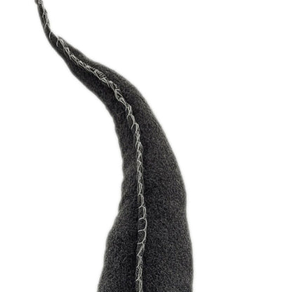 29" Gray And White Fabric Standing Gnome HomeRoots