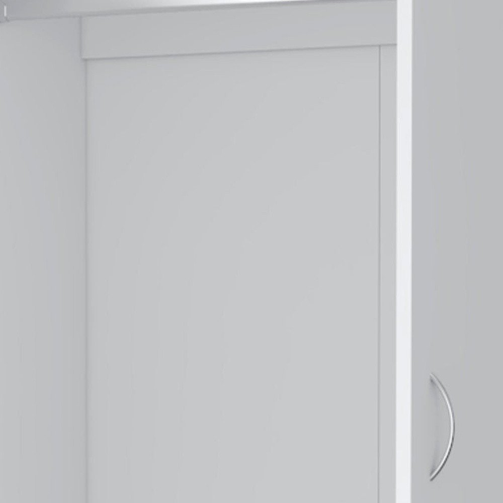 71" White Two Door Three Drawer Combo Dresser HomeRoots