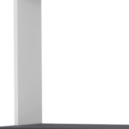 66" Black And White Wood Pantry Or Storage Closet HomeRoots