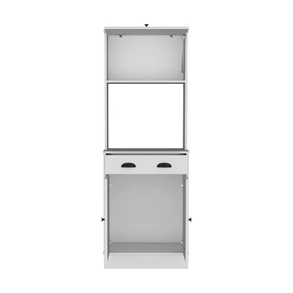 66" White Wood Pantry Or Storage Closet HomeRoots