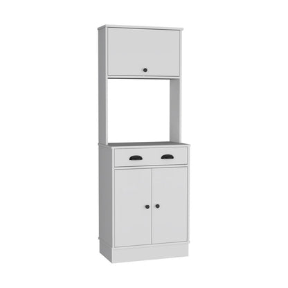 66" White Wood Pantry Or Storage Closet HomeRoots