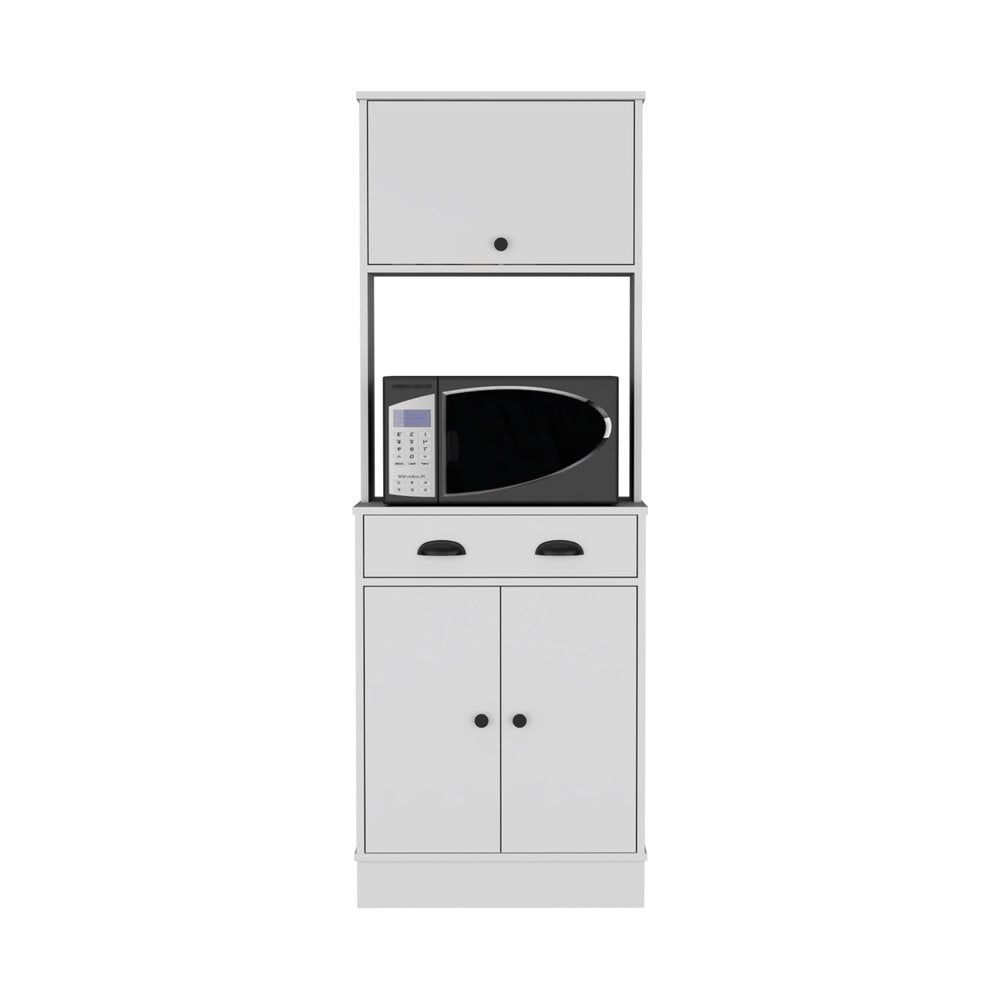 66" White Wood Pantry Or Storage Closet HomeRoots