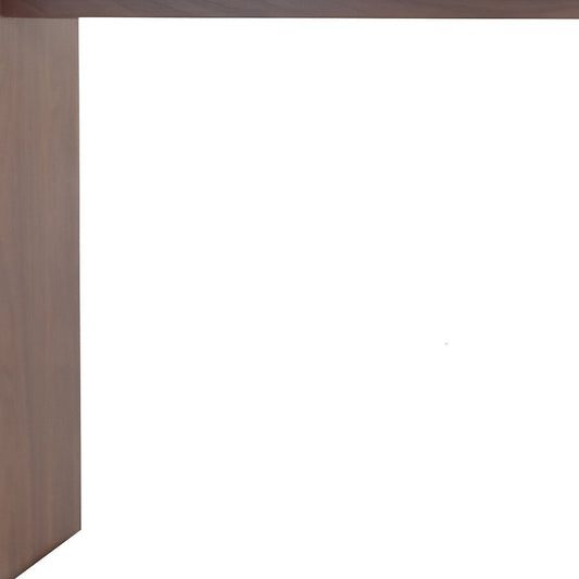60" Brown Wood Rectangular Bar Height Bar Table HomeRoots
