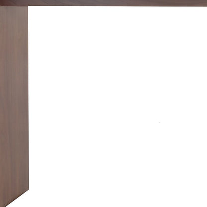60" Brown Wood Rectangular Bar Height Bar Table HomeRoots