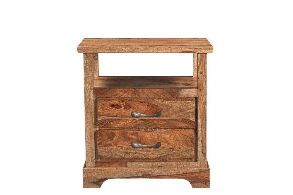 Three Piece Brown Solid Wood Bedroom Set — view 6