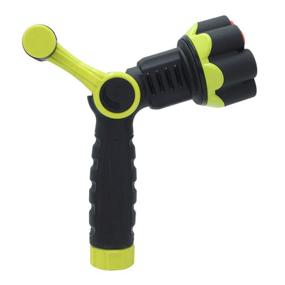 8" Black And Light Green Zinc Alloy Garden Spray Nozzle HomeRoots