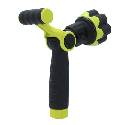 8" Black And Light Green Zinc Alloy Garden Spray Nozzle HomeRoots