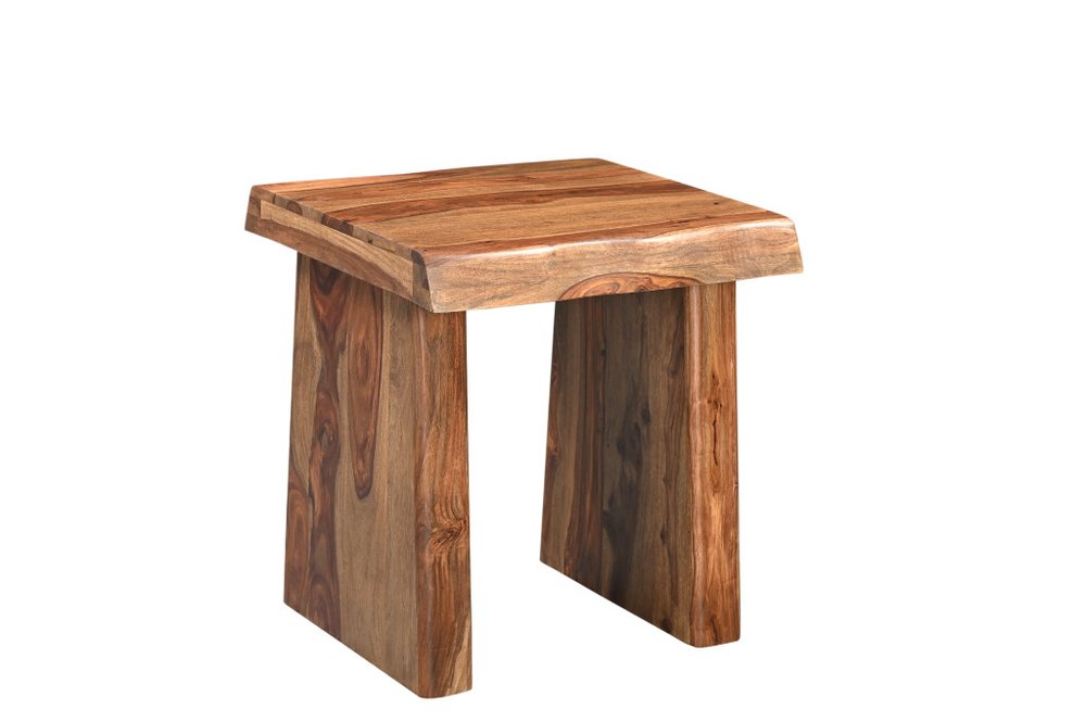 Set of Two Brown Solid Wood Sled Furniture Set — view 10