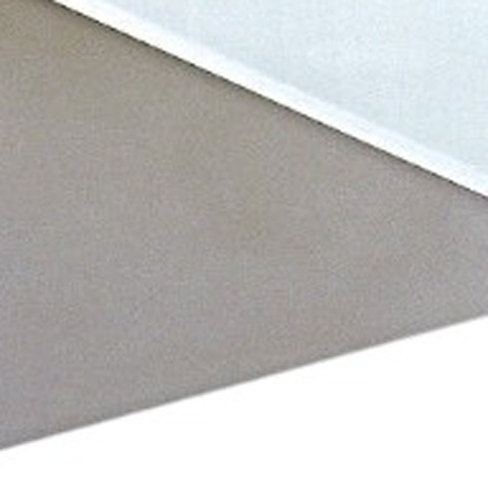 24" White Glass Sled Coffee Table — view 3