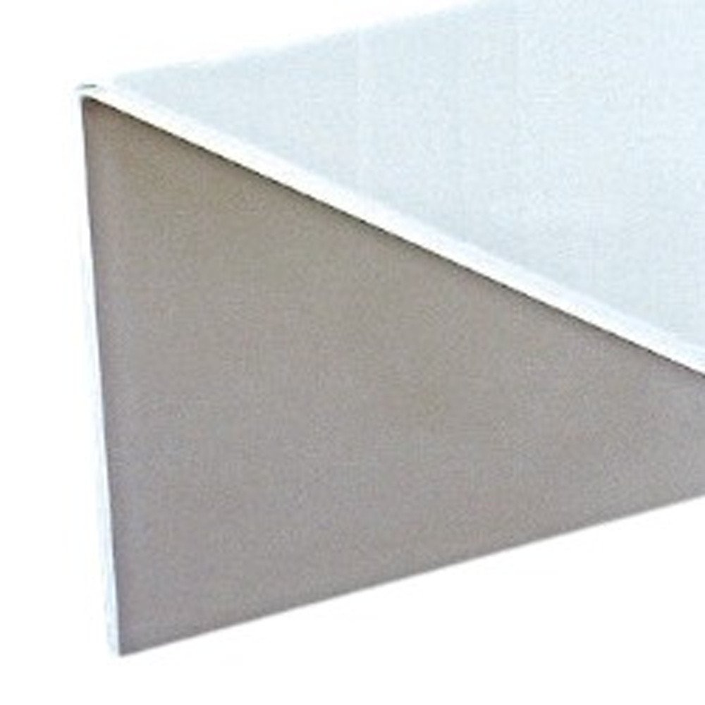 24" White Glass Sled Coffee Table — view 4