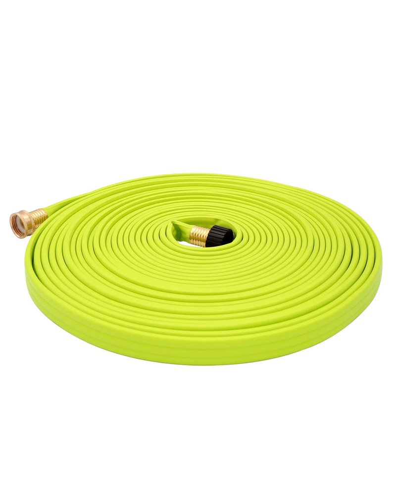 15" Chartreuse Polyresin Garden Hose HomeRoots