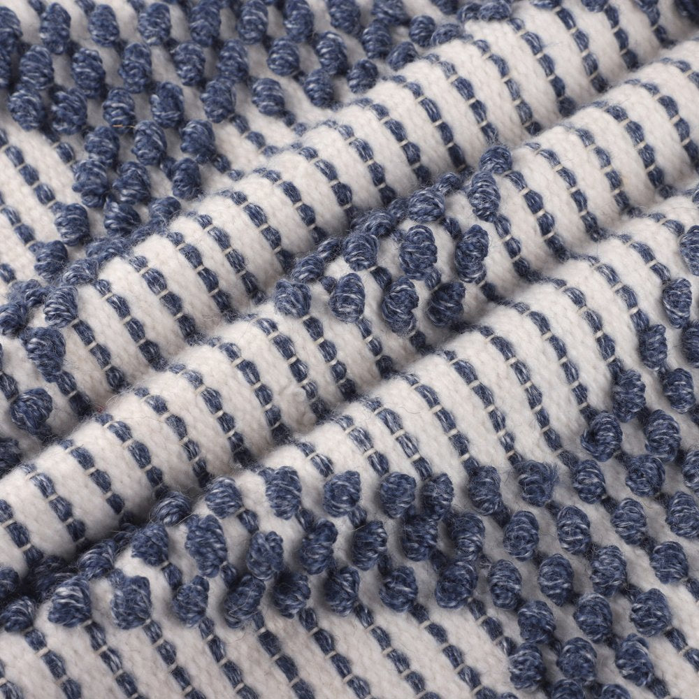 20" Blue Geometric Throw Pillow HomeRoots