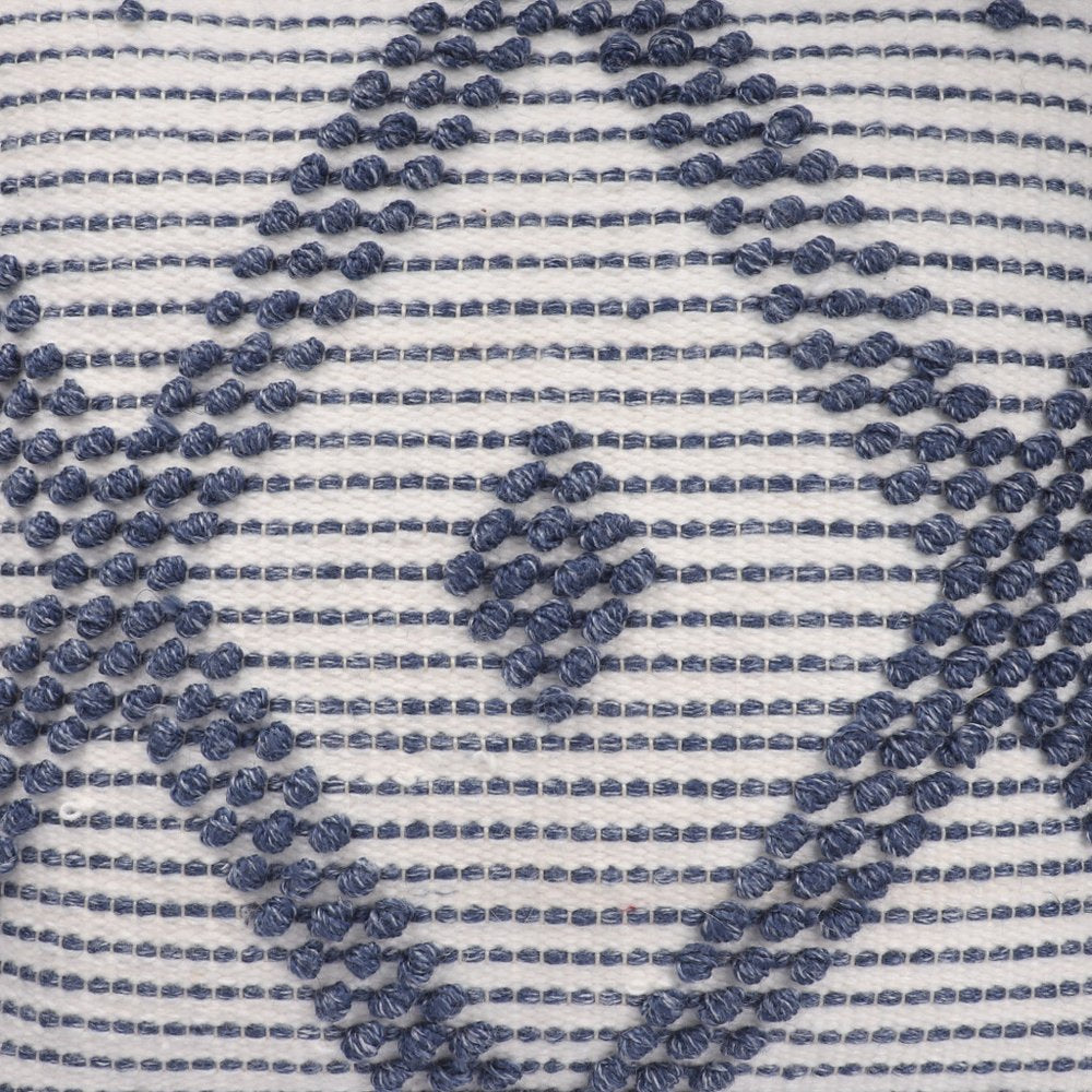 20" Blue Geometric Throw Pillow — view 4
