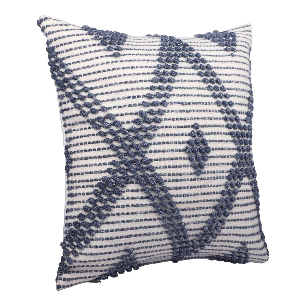 20" Blue Geometric Throw Pillow HomeRoots