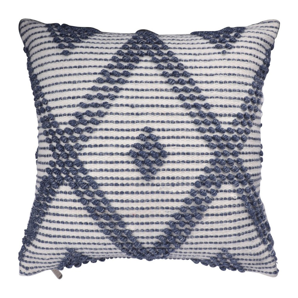 20" Blue Geometric Throw Pillow HomeRoots