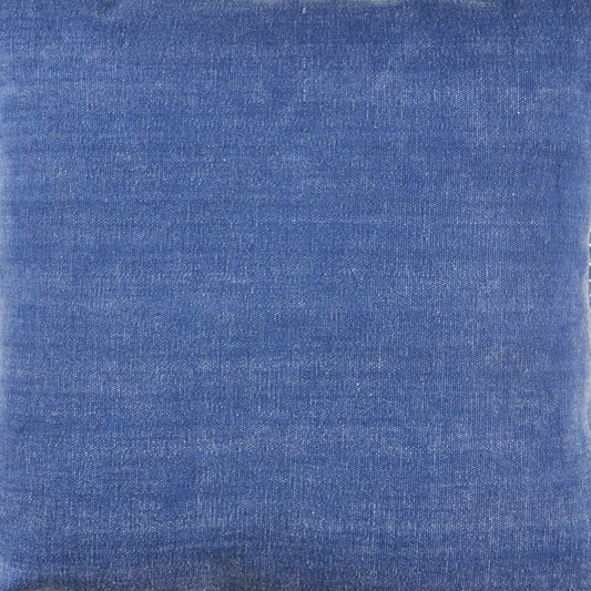 Set of Two Blue Cotton Throw Pillow HomeRoots