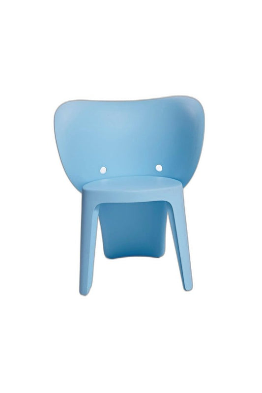 Set Of Four Blue Heavy Duty Plastic Juvenile Chairs HomeRoots