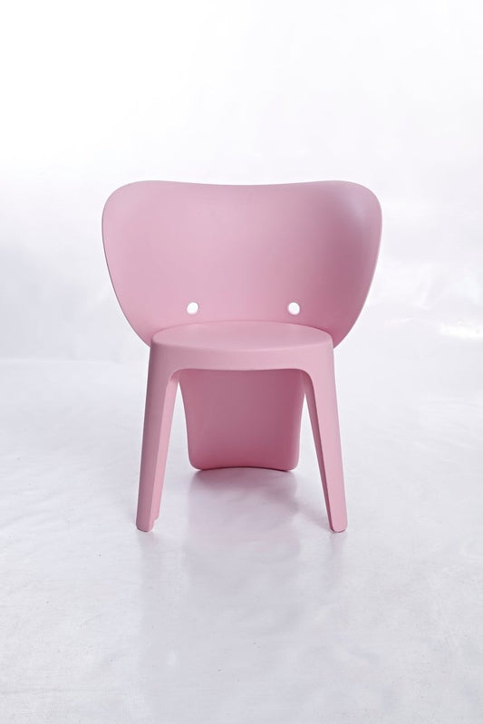 Set Of Four Pink Heavy Duty Plastic Juvenile Chairs HomeRoots