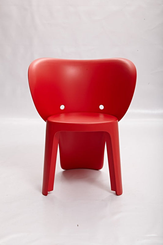 Set Of Four Red Heavy Duty Plastic Juvenile Chairs HomeRoots