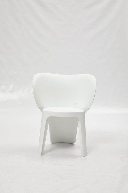 Set Of Four White Heavy Duty Plastic Juvenile Chairs HomeRoots
