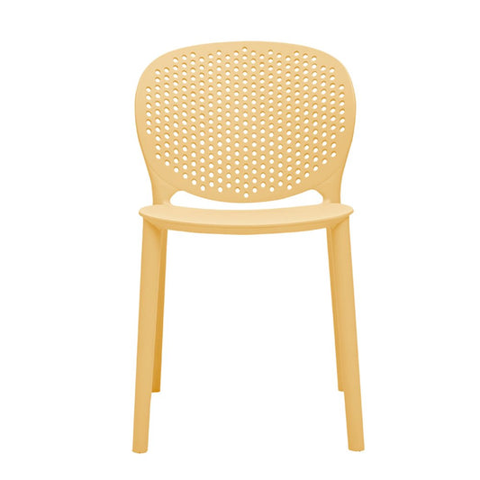 Set Of Four Yellow Heavy Duty Plastic Juvenile Chairs HomeRoots