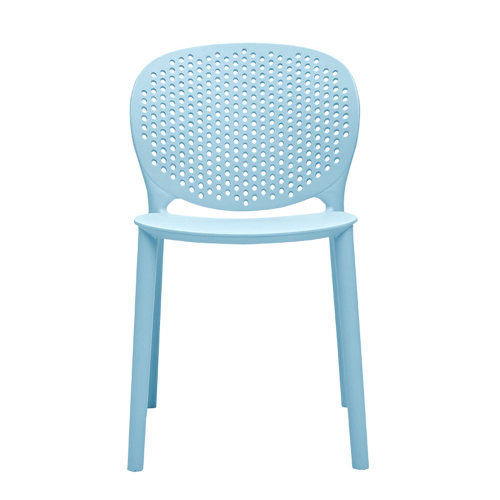 Set Of Four Aqua Blue Heavy Duty Plastic Juvenile Chairs HomeRoots