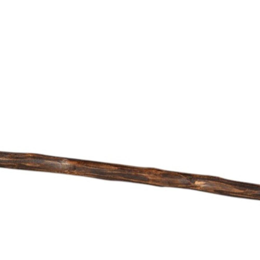 60" Brown And Black Wood And Metal Tabletop Sculpture HomeRoots
