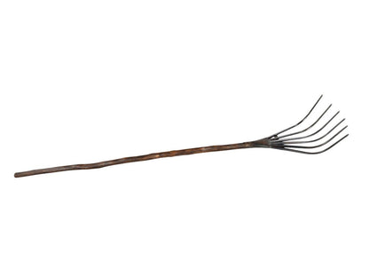 60" Brown And Black Wood And Metal Tabletop Sculpture HomeRoots