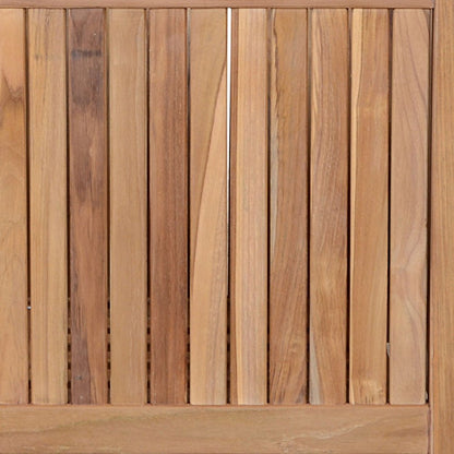 18" Natural Solid Wood Indoor Outdoor Square Planter Box HomeRoots