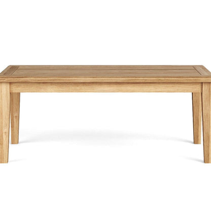 47" Natural Solid Wood Outdoor Coffee Table HomeRoots