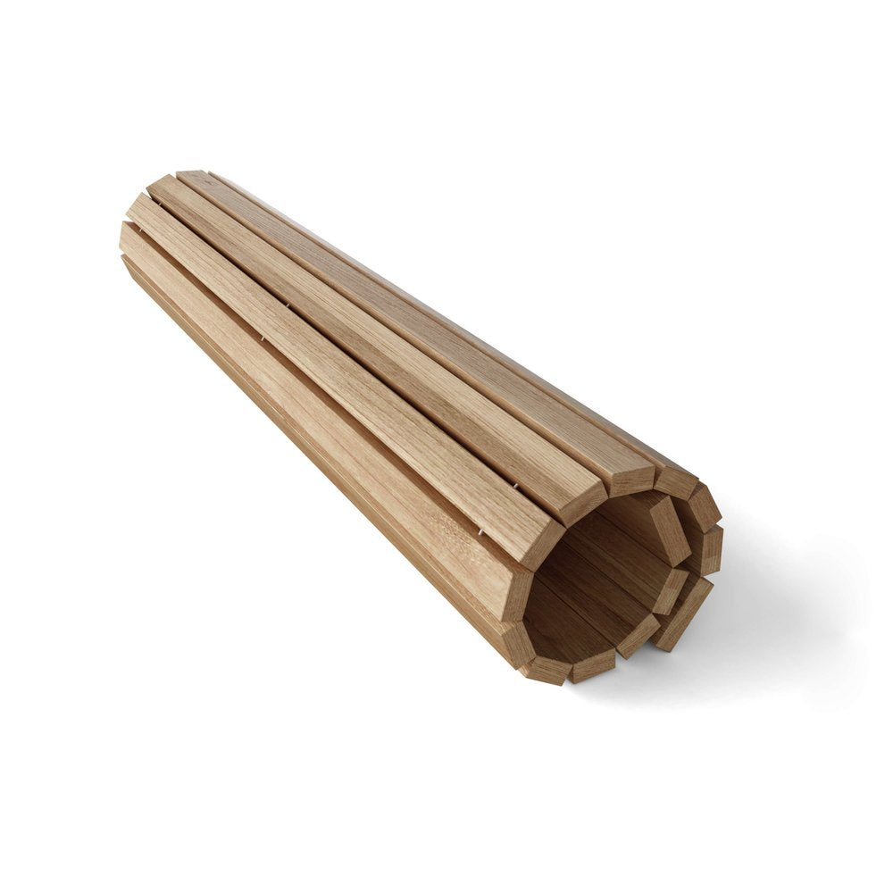 Natural Teak 20" Square Shower Mat HomeRoots