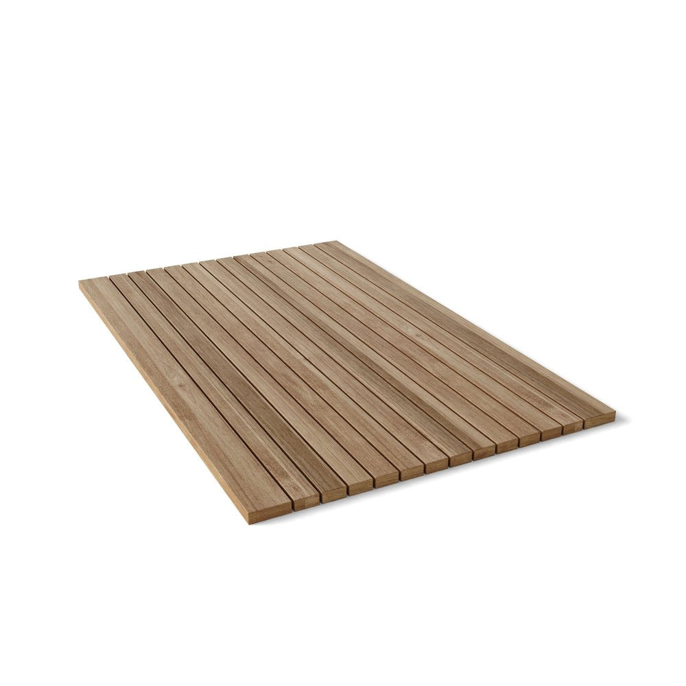 Natural Teak 20" Square Shower Mat HomeRoots