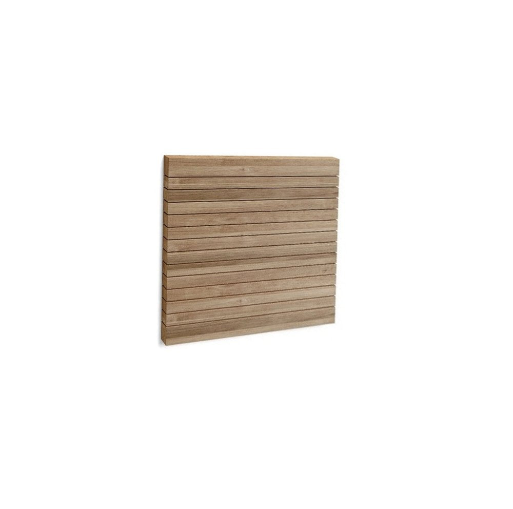 Natural Teak 20" Square Shower Mat — view 5