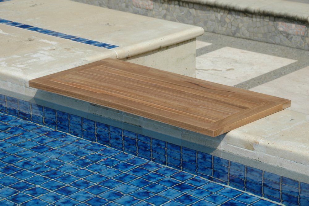 Natural Teak 39" Shower Mat — view 2