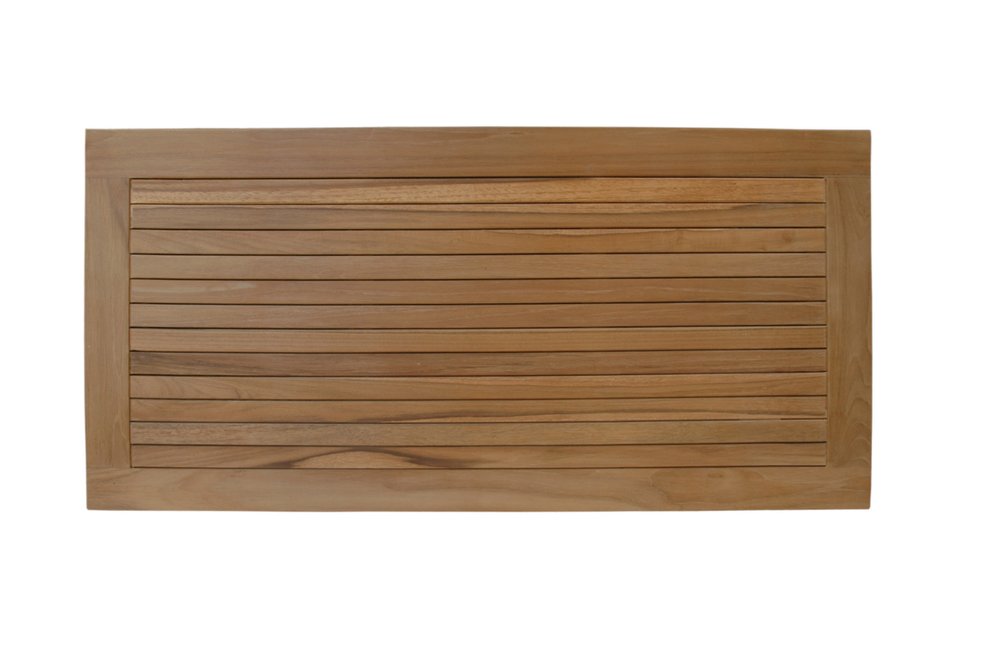 Natural Teak 39" Shower Mat HomeRoots