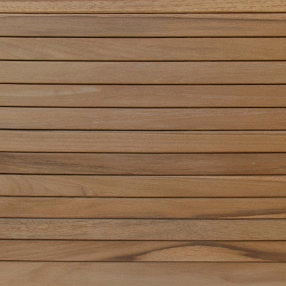 Natural Teak 39" Shower Mat HomeRoots