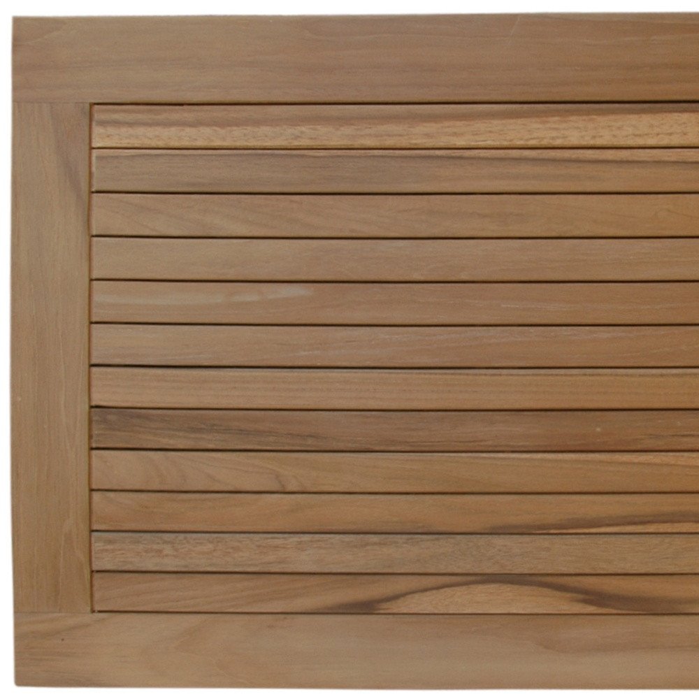 Natural Teak 39" Shower Mat HomeRoots