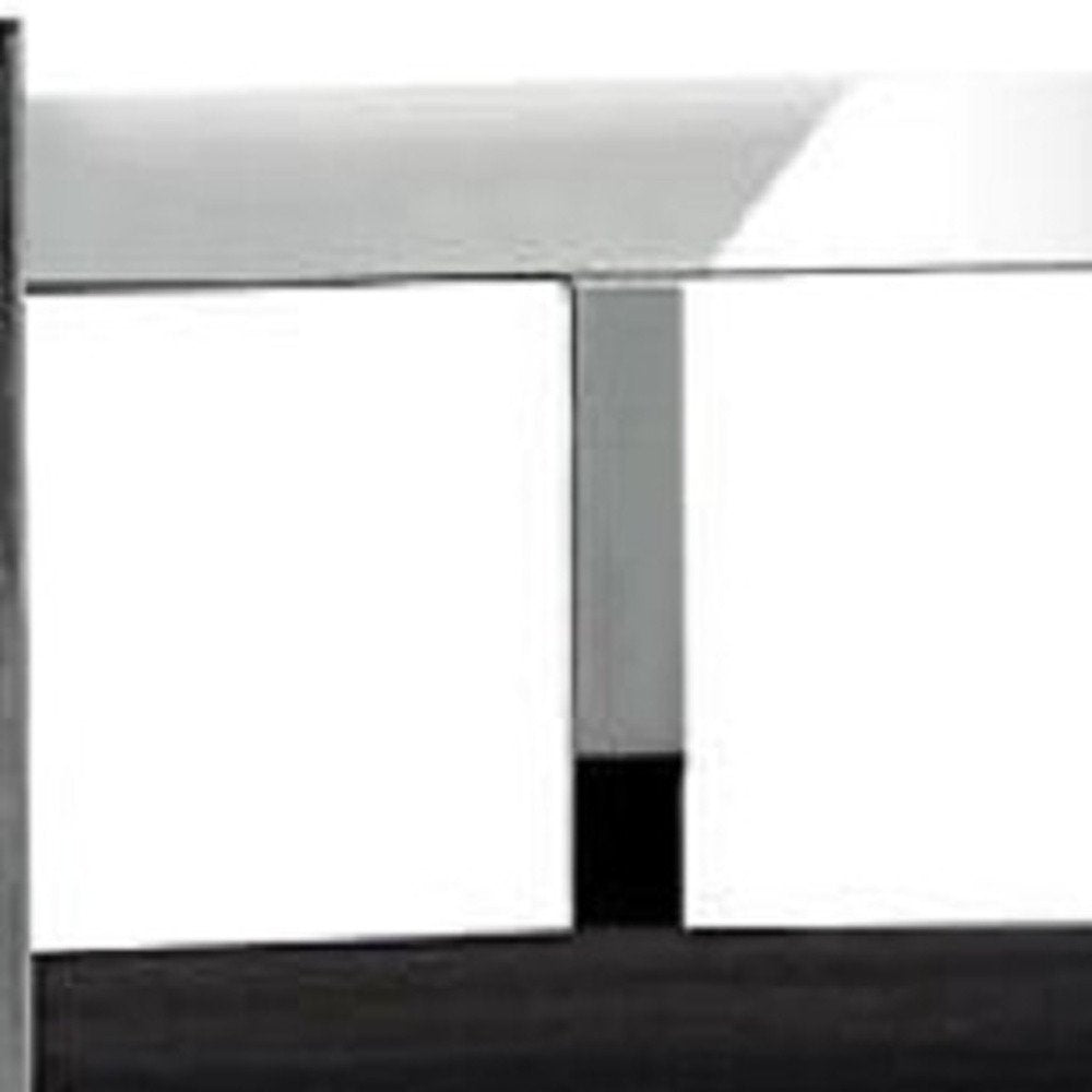 26" Black And Silver Velvet And Steel Low Back Counter Height Bar Chair HomeRoots