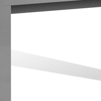 47" Gray Wood Block Console Table HomeRoots