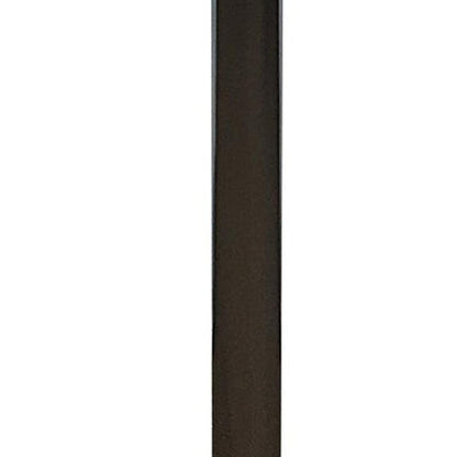 36" White and Silver Wood and Metal Pedestal Base Round Top Dining Table HomeRoots